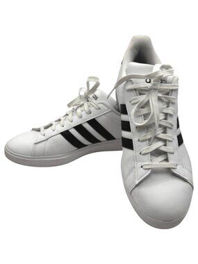 Adidas Sneakers Men 11 White Black‎ Grand Court Cloudfoam Comfort White Black